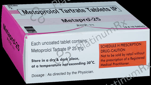 Metapro 25mg Tablet 10s