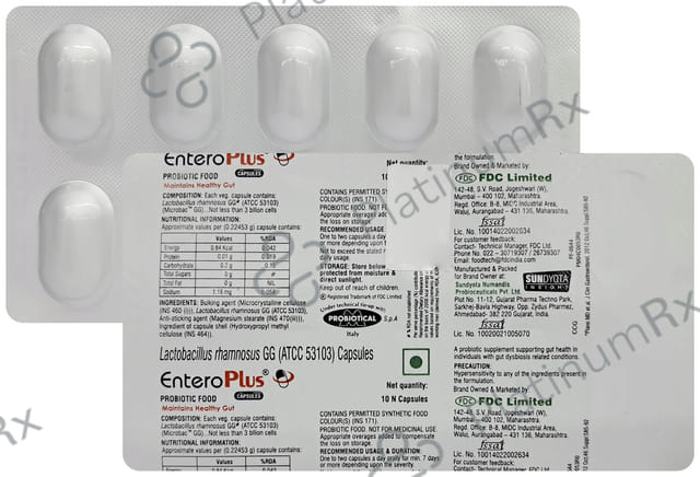 Entero Plus Capsule 10s