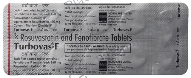 Turbovas F 160/10mg Tablet 10s