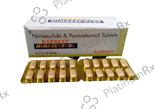 Nimrest Plus 100 mg/500 mg Tablet