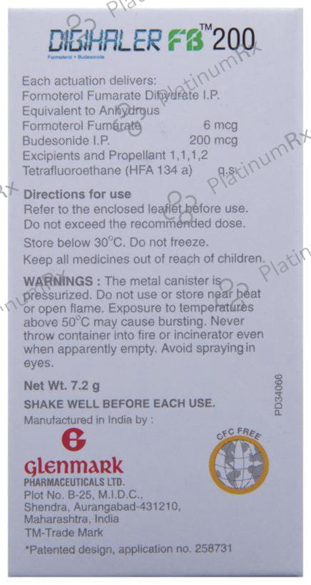 Digihaler FB 200/6mcg Inhaler 120MDI