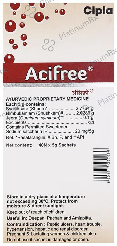 ACI Free Jeera Flavour Sachet 5gm