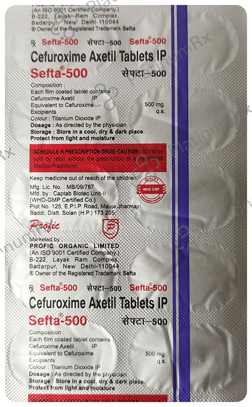 Sefta 500mg Tablet 10s