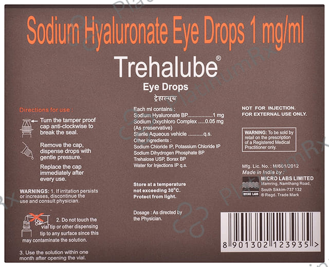 Trehalube Eye Drop 10ml