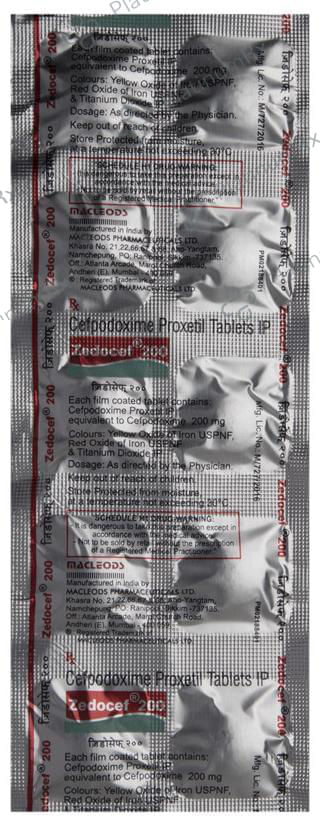 Zedocef 200mg Tablet 10s