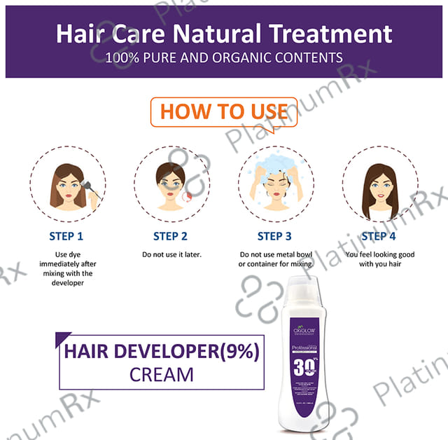 Oxyglow Herbals Developer 9% Cream 1000 ml
