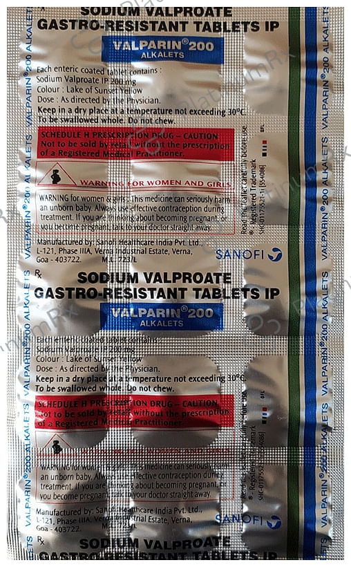 Valparin 200mg Alkalets Tablet 15s