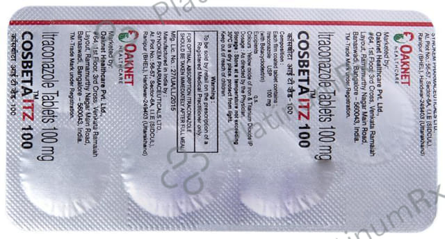 Cosbeta ITZ 100 Tablet