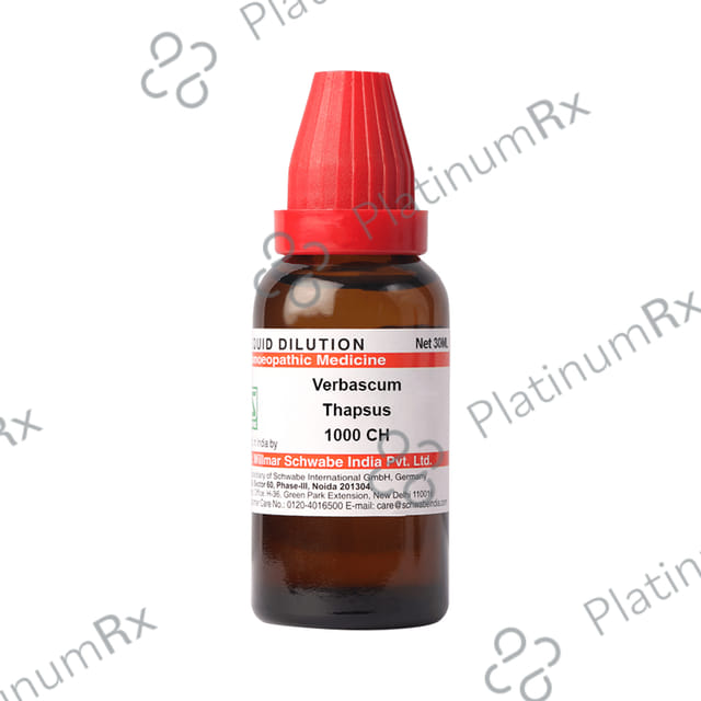 Dr Willmar Schwabe India Verbascum Thapsus Dilution 1000 CH