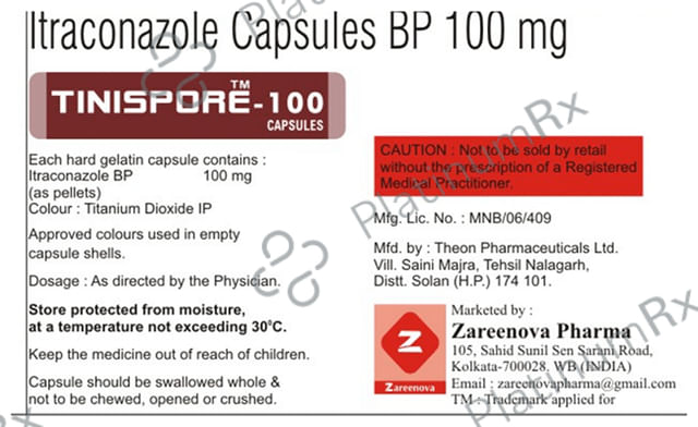 Tinispore 100 Capsule