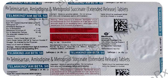 Telmikind Am Beta Tablet 10s