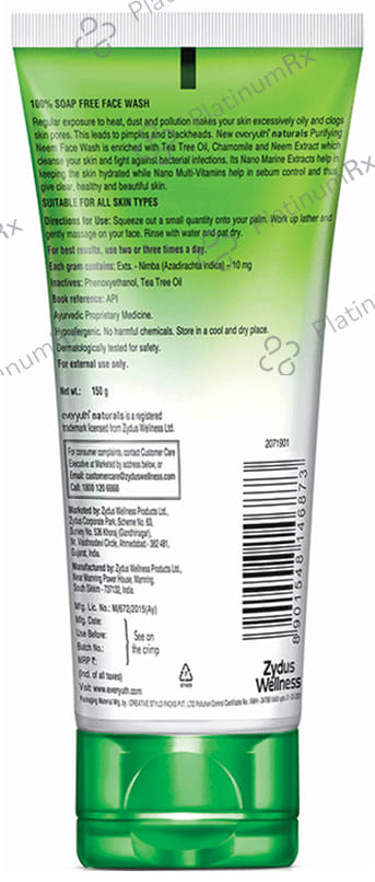 Everyuth Naturals Purifying Neem Face Wash