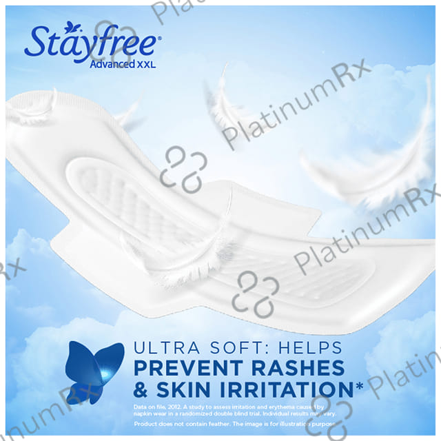 Stayfree Advanced Ultra Comfort Sanitary Pads with Wings Size XL 28s