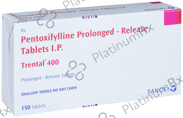Trental 400mg Tablet PR 15s