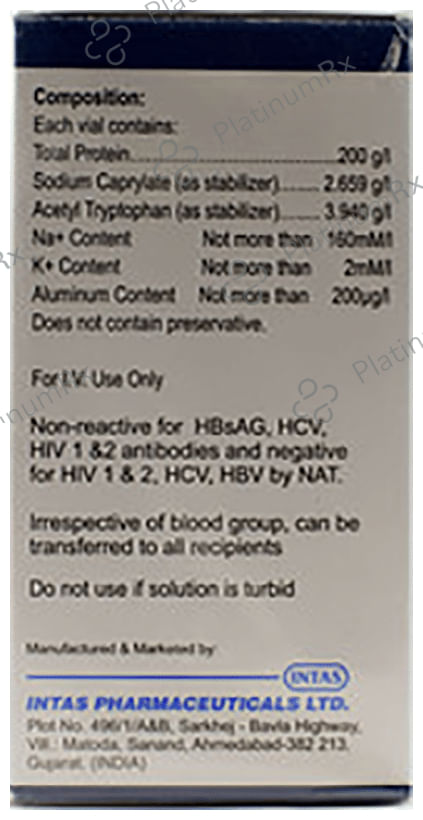 Albucel 20gm Solution for Infusion 100ml