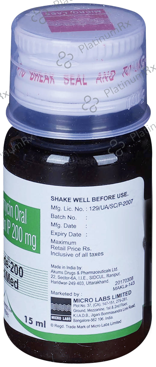 Azilide 200mg Redimix 15ml