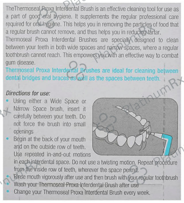 Thermoseal Proxa NS Interdental Brushes 5s