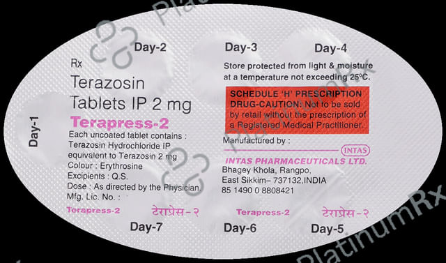 Terapress 2mg Tablet 7s