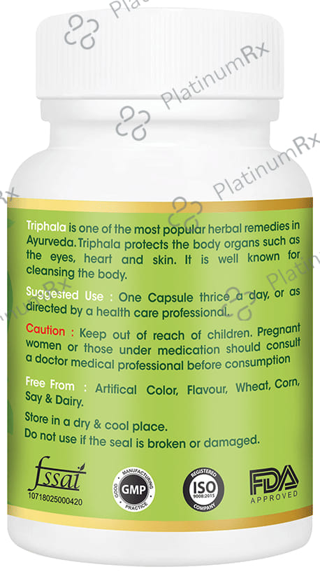 Vitagreen Triphala 500mg Capsule