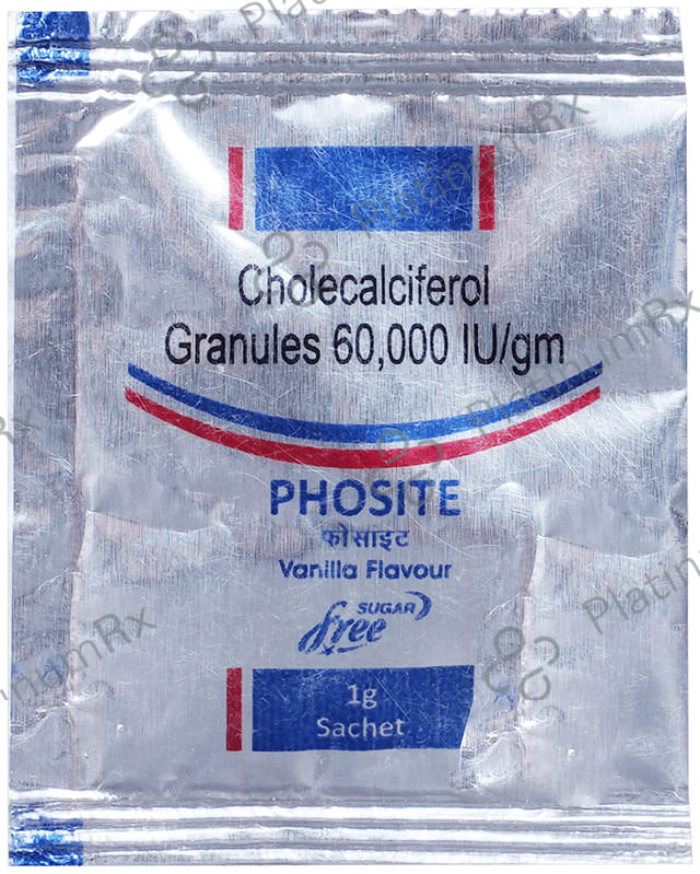 Phosite 60000IU Sachet Vanilla 1gm