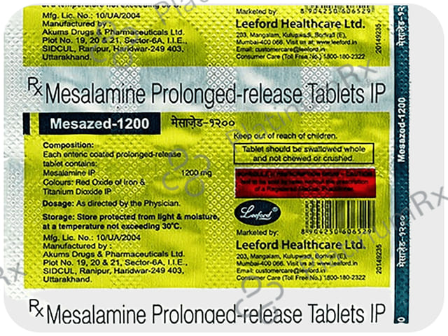 Mesazed 1200mg Tablet PR