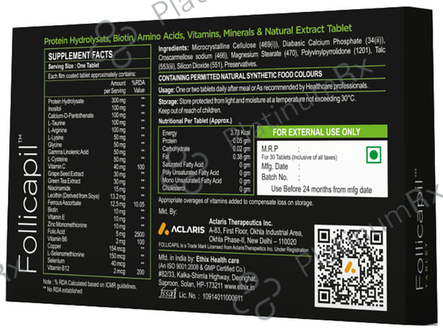 Follicapil Advance Hair Regrowth Tablet 30s