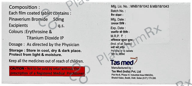 Relaspa 50mg Tablet 10s