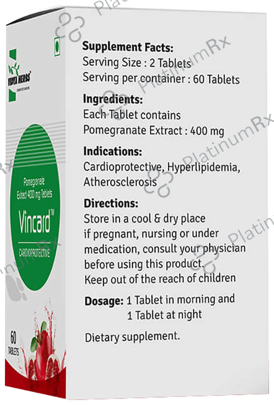 Vidya Herbs Vincard Cardioprotective Tablet