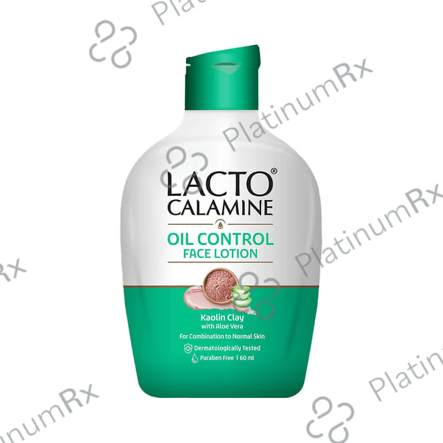 Lacto Calamine Oil Control Aloe Green Face Lotion 60ml