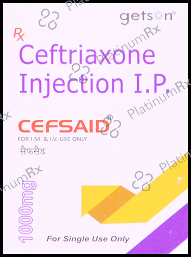 Cefsaid 1000mg Injection 1s