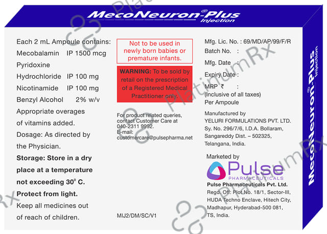 Meconeuron Plus Injection 2ml