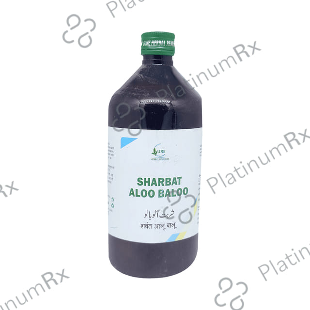 Cure Herbal Remedies Sharbat Aloo Baloo 200 ml