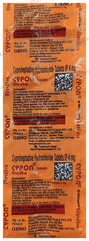 Cypon 4mg Tablet 10s