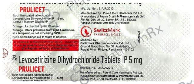 Prulicet 5mg Tablet 10s