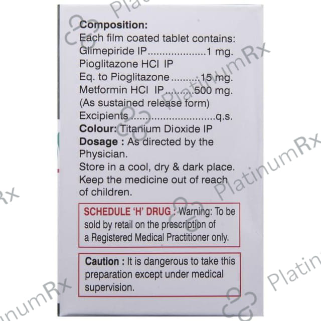 Glorimet PG 1 Tablet SR