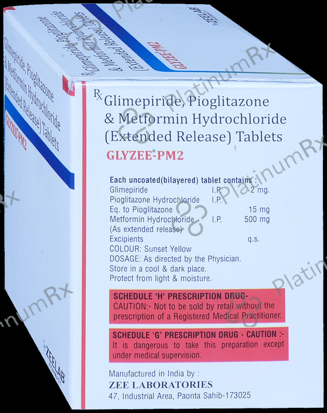 Glyzee PM2/500/15mg Tablet ER 10s