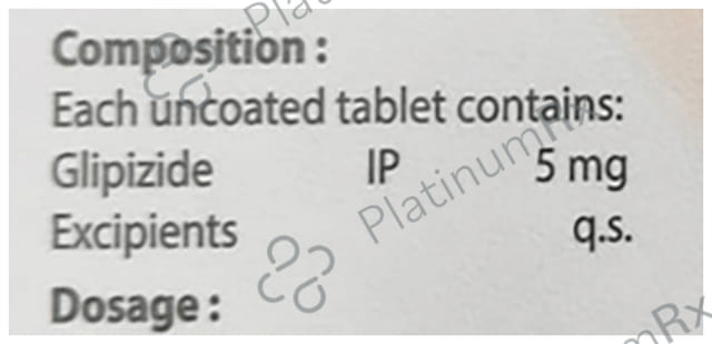 Glipidiab 5mg Tablet 10s