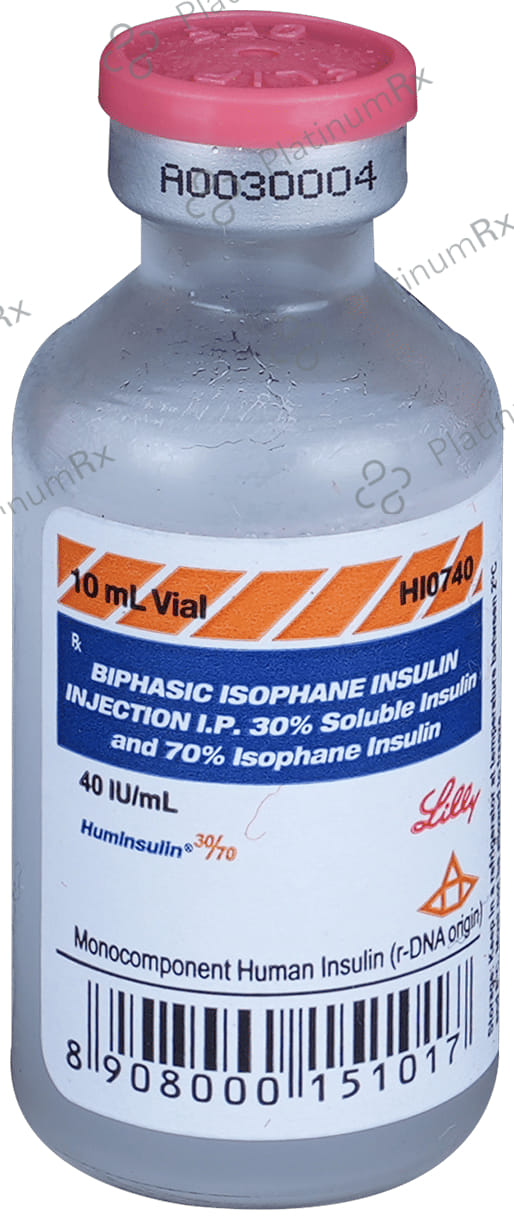 Huminsulin 30/70 (40 IU/ml) (1*10ml Vial)