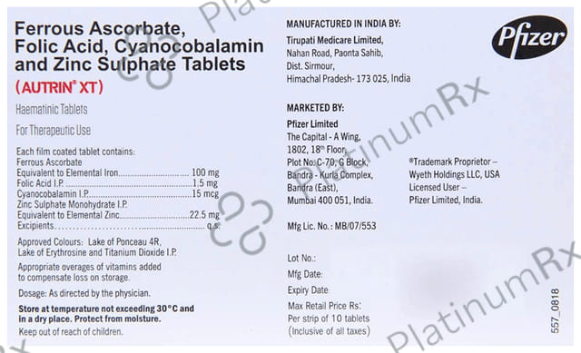 Autrin XT Tablet 10s