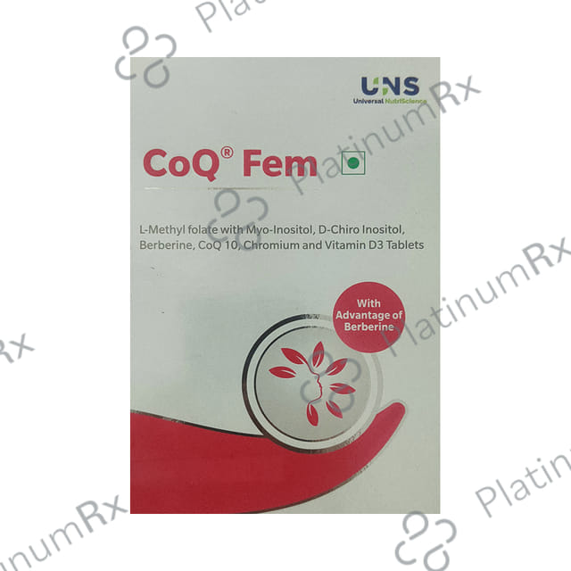 CoQ Fem Berberine Tablet 15s