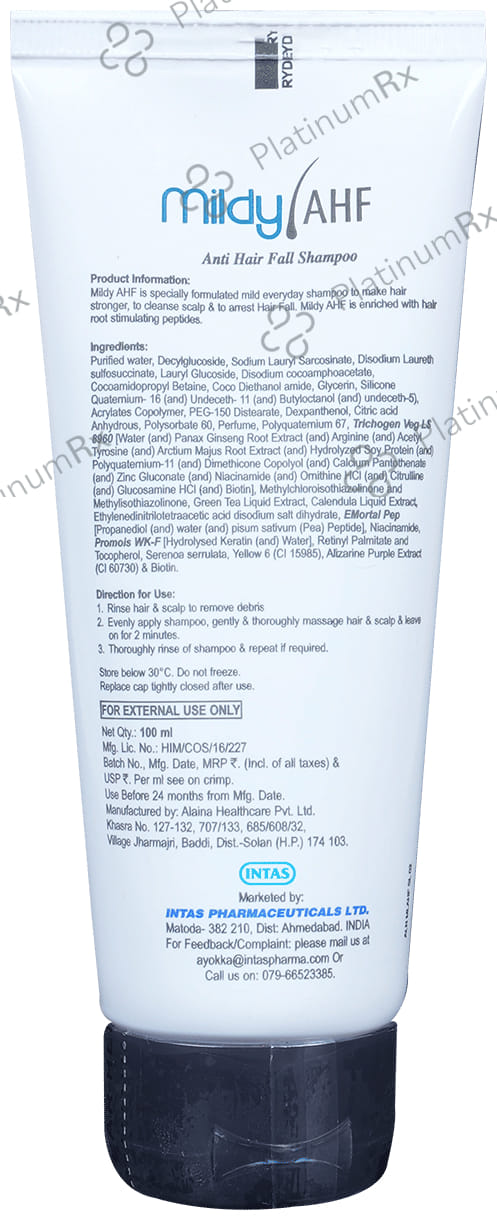 Mildy AHF Anti Hair Fall Shampoo 100ml