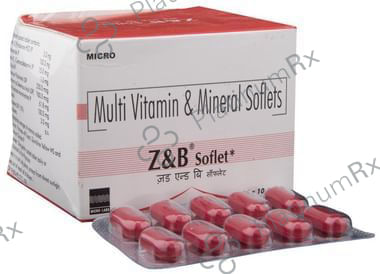 Z & B Multi Vitamin & Mineral Softlet 10 Tablet