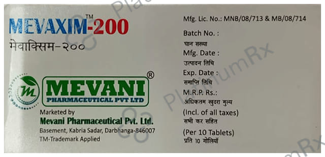 Mevaxim 200 Tablet DT