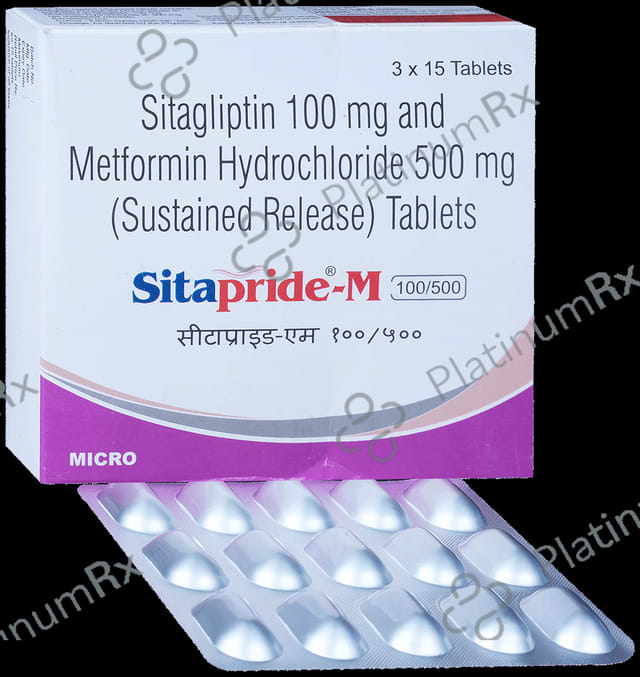 Sitapride M 100/500mg Tablet SR 15s