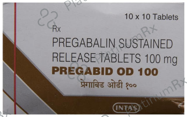 Pregabid OD 100mg Tablet SR 10s