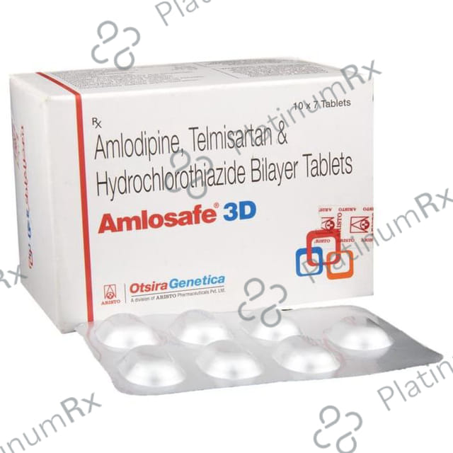 Amlosafe 3D 5/12.5/40mg Tablet 10s