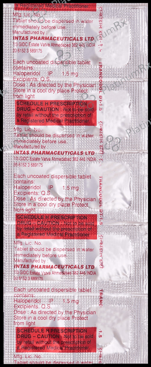 Trancodol DT 1.5 Tablet