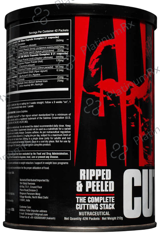 Universal Nutrition Animal Cuts with Fat Burning Formula - Capsule