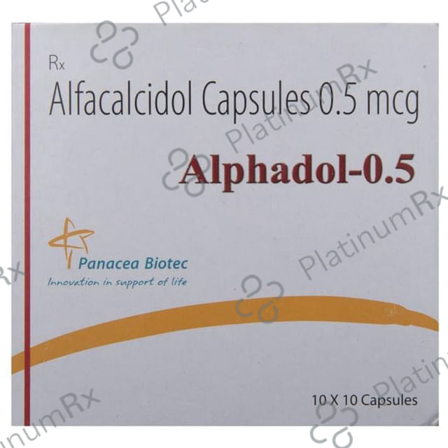 Alphadol 0.5mcg Capsule 10s