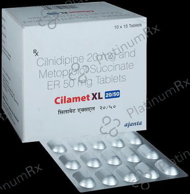 Cilamet XL 20/50mg Tablet ER 15s